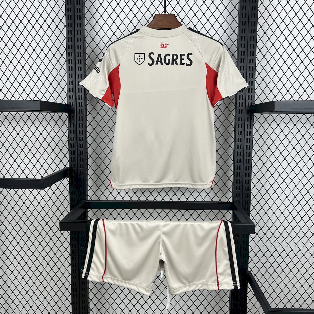 Benfica 2025/26 Away Kids Kit
