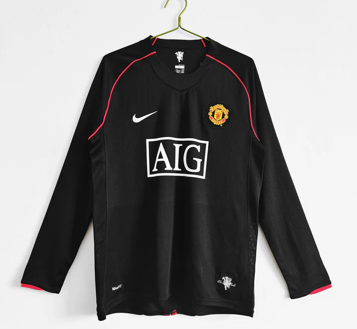 MANCHESTER UNITED 07 08 Away Jersey Long Sleeve Kick Kit