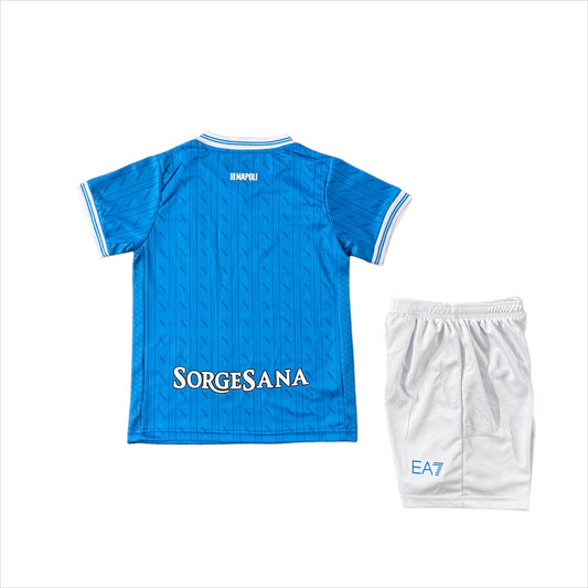Napoli Home Kids Football Kit 25/26 FULL KIT