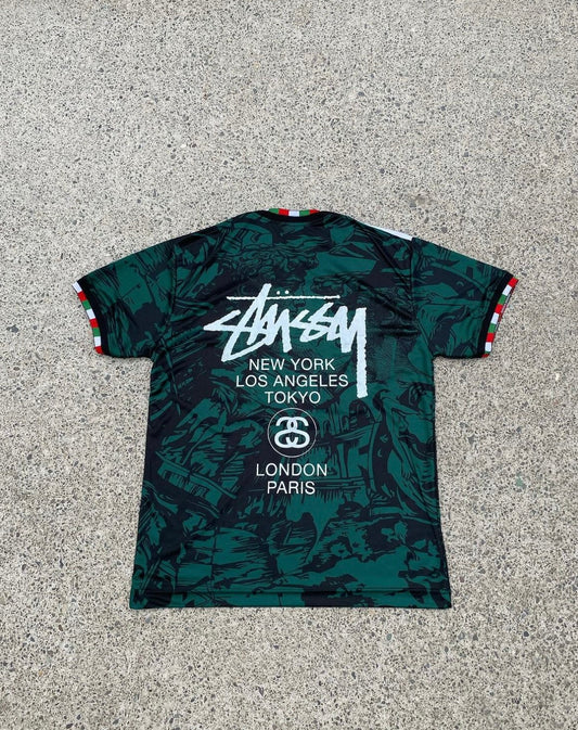 ITALIE X STUSSY - VERT JERSEY