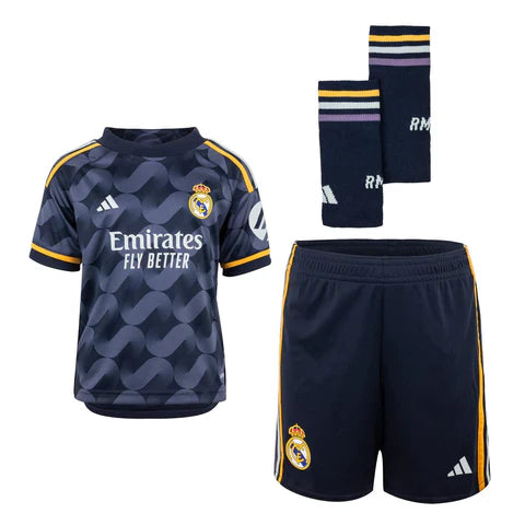 REAL MADRID C.F 2023/24 YOUTH AWAY FULL KIT