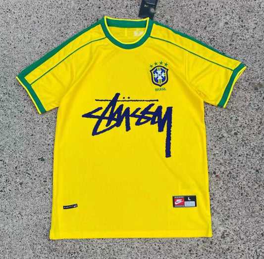 JAUNE - MAILLOT BRASIL X STUSSY