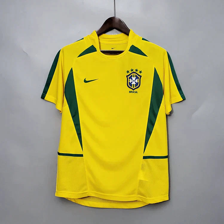 BRAZIL 01 02 Home Jersey Kick Kit