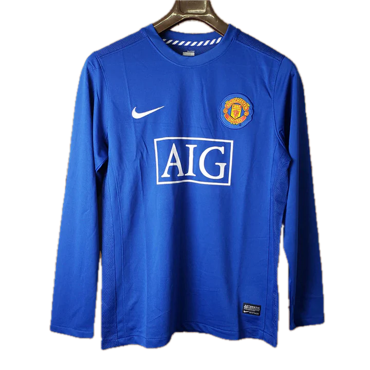 MANCHESTER UNITED 08 09 Home Jersey Long Sleeve Kick Kit