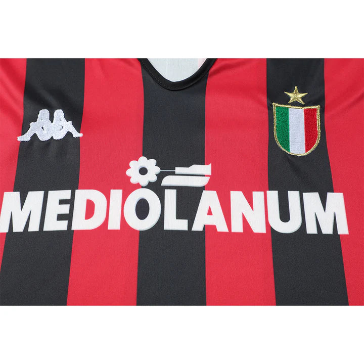 AC Milan Home 1989-1990 Long-Sleeve Jersey