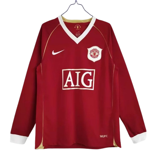 MANCHESTER UNITED 06/07 Home Jersey-Long Sleeve