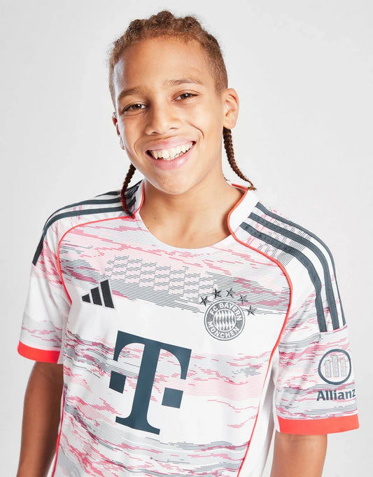 ADIDAS FC BAYERN MUNICH 2025/26 AWAY SHIRT JUNIOR
