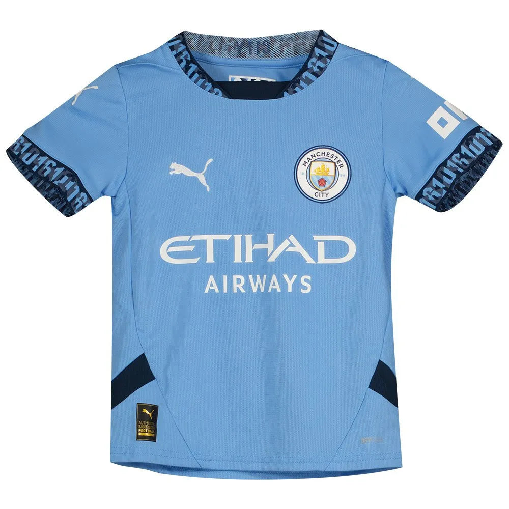 MANCHESTER CITY F.C 2024/25 YOUTH HOME FULL KIT