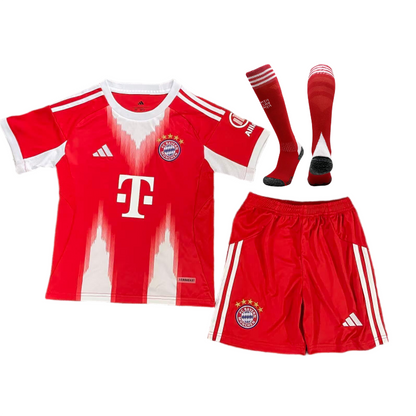 BAYERN MUNICH 2025/26 YOUTH HOME FULL KIT