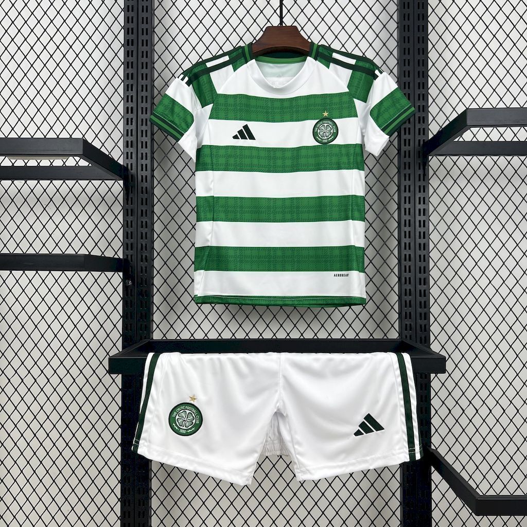 Celtic 2025/26 Home Kids Kit