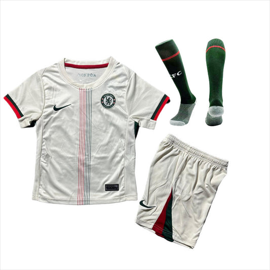 CHELSEA F.C 2025/26 YOUTH AWAY FULL KIT