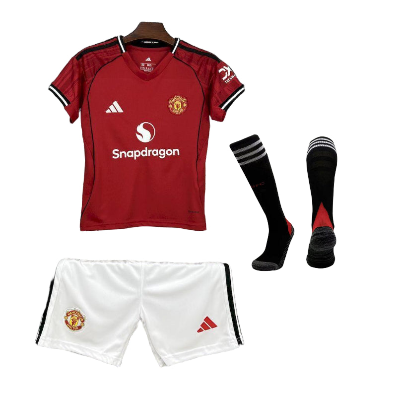 MANCHESTER UNITED F.C 2025/26 YOUTH HOME FULL KIT