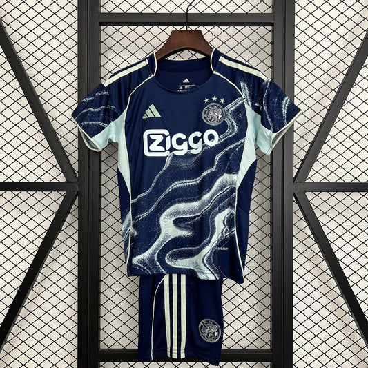Ajax 2025/26 AWAY Kids Kit
