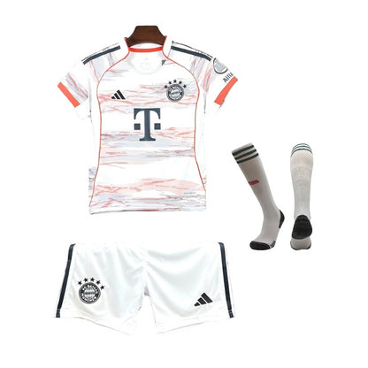 BAYERN MUNICH 2025/26 YOUTH AWAY FULL KIT
