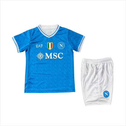 Napoli Home Kids Football Kit 25/26 FULL KIT