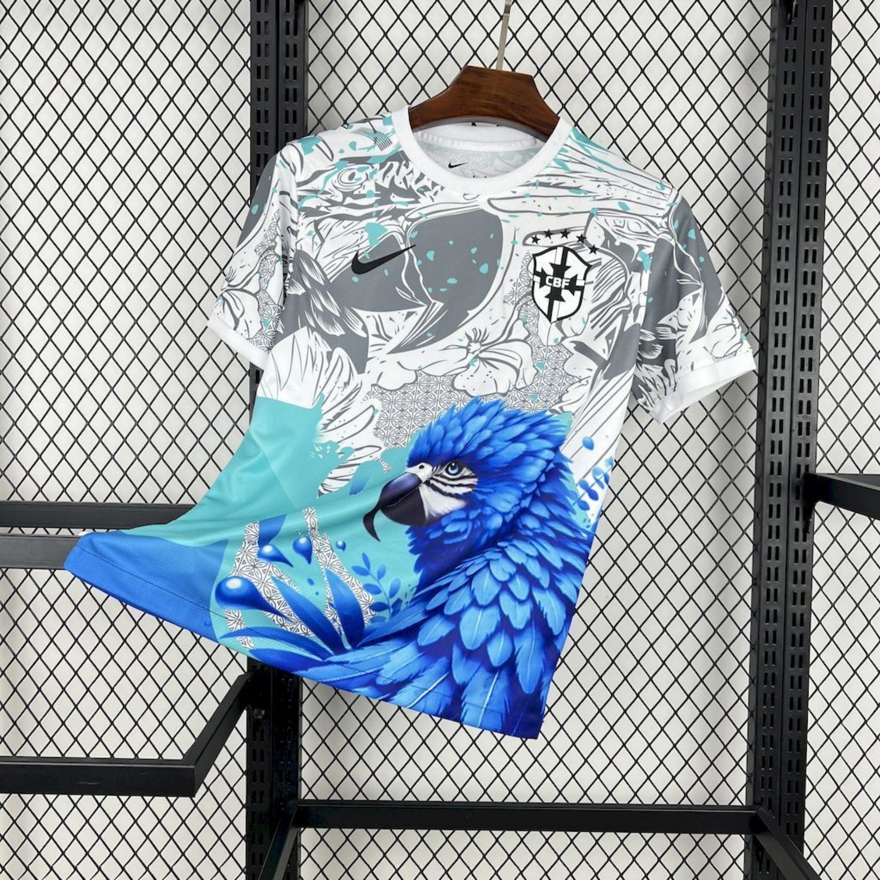 Brazil 2025/26 White Parrot Edition Jersey – kickkit.co.za