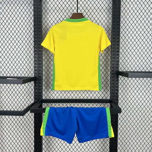 Brazil 2025/26 Home Kids Kit