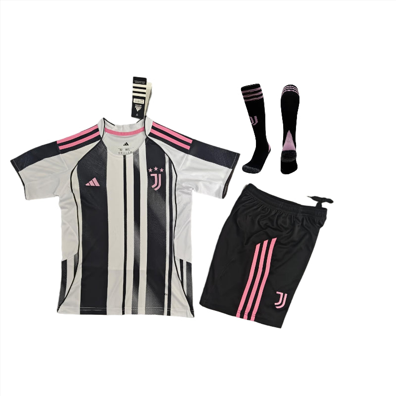 JUVENTUS F.C 2025/26 YOUTH HOME FULL KIT