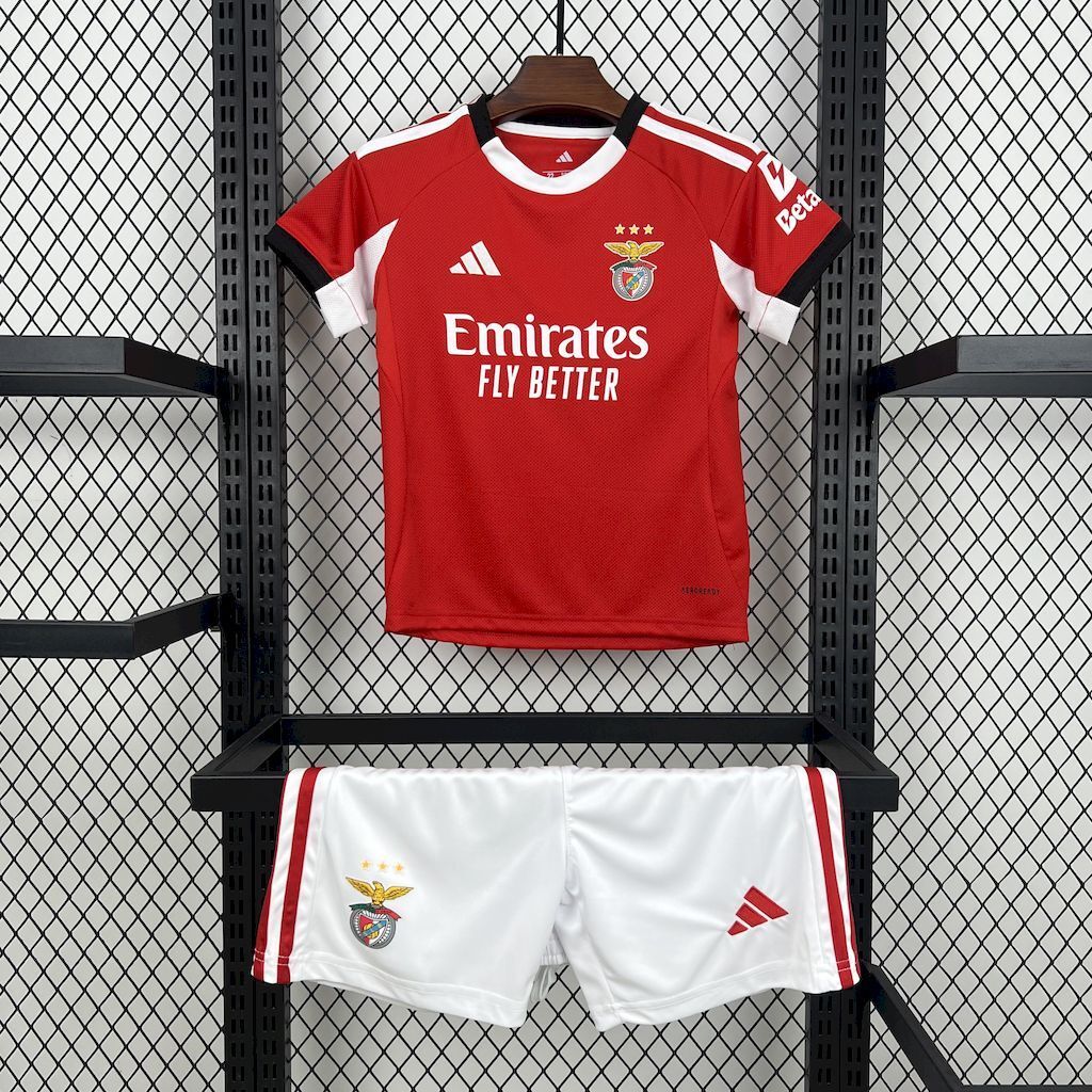 Benfica 2025/26 Home Kids Kit