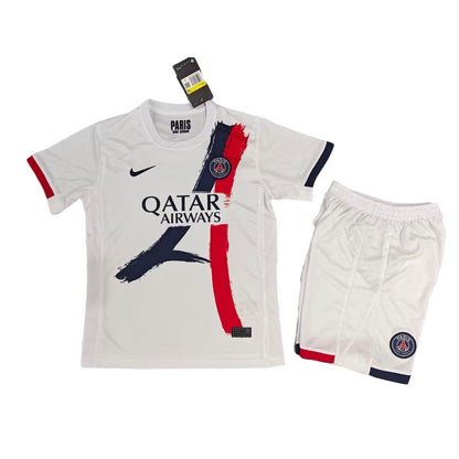 PARIS SAINT GERMAIN F.C 2024/25 YOUTH AWAY FULL KIT