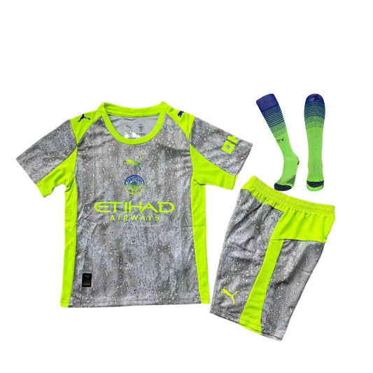 MANCHESTER CITY F.C 2025/26 YOUTH THIRD FULL KIT
