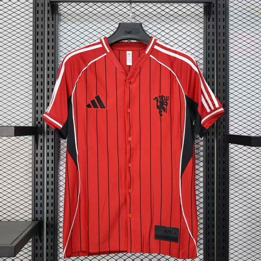 ADIDAS MANCHESTER UNITED FC 2025/26 baseball uniform SHIRT