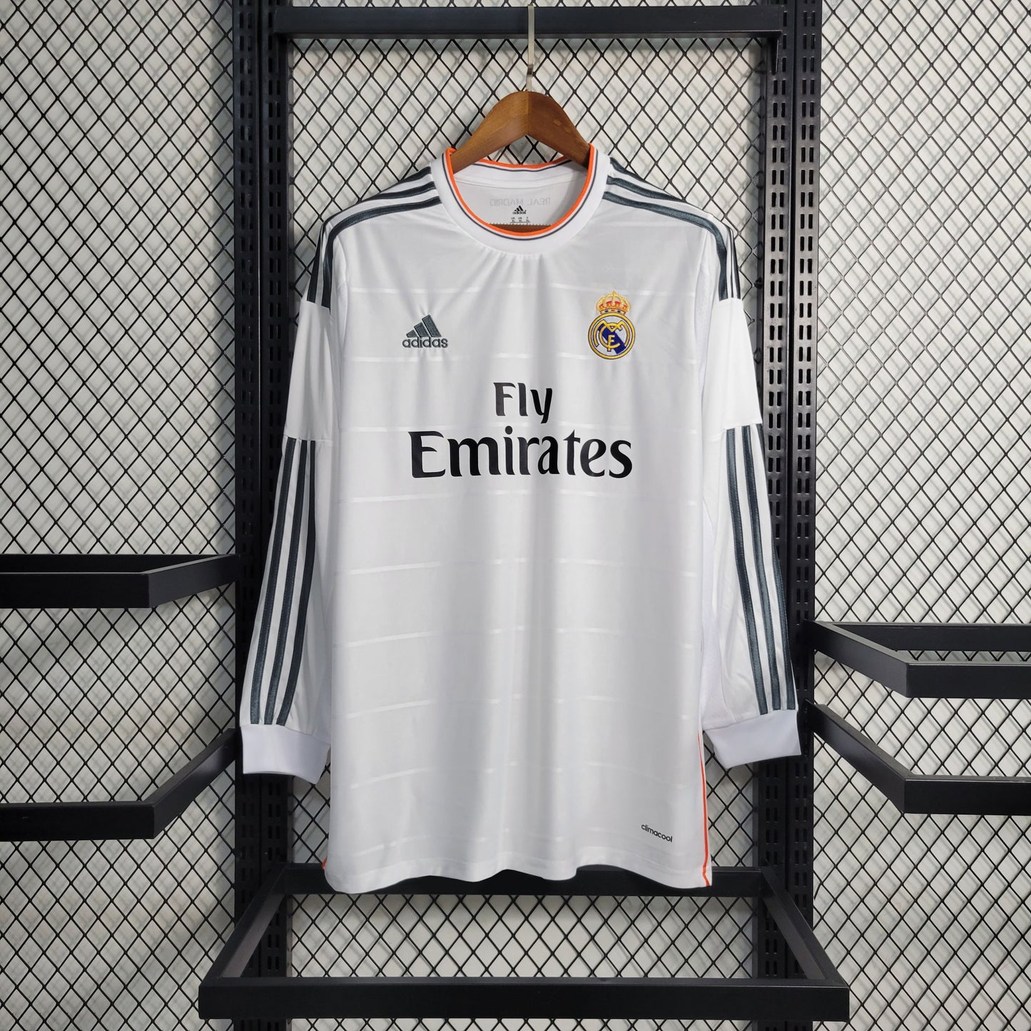 Retro Long Sleeve Real Madrid 13-14 home
