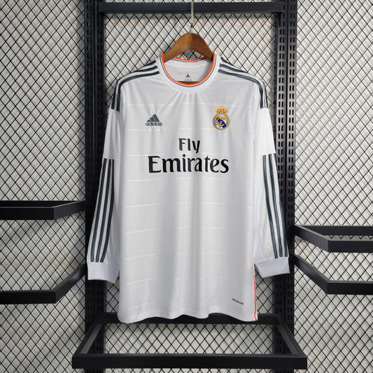 Retro Long Sleeve Real Madrid 13-14 home
