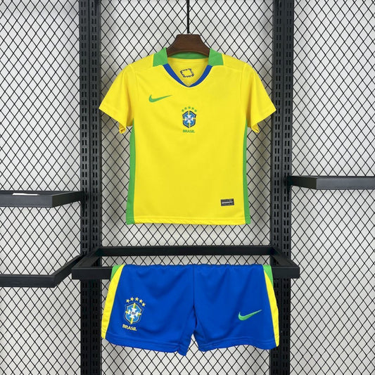 Brazil 2025/26 Home Kids Kit