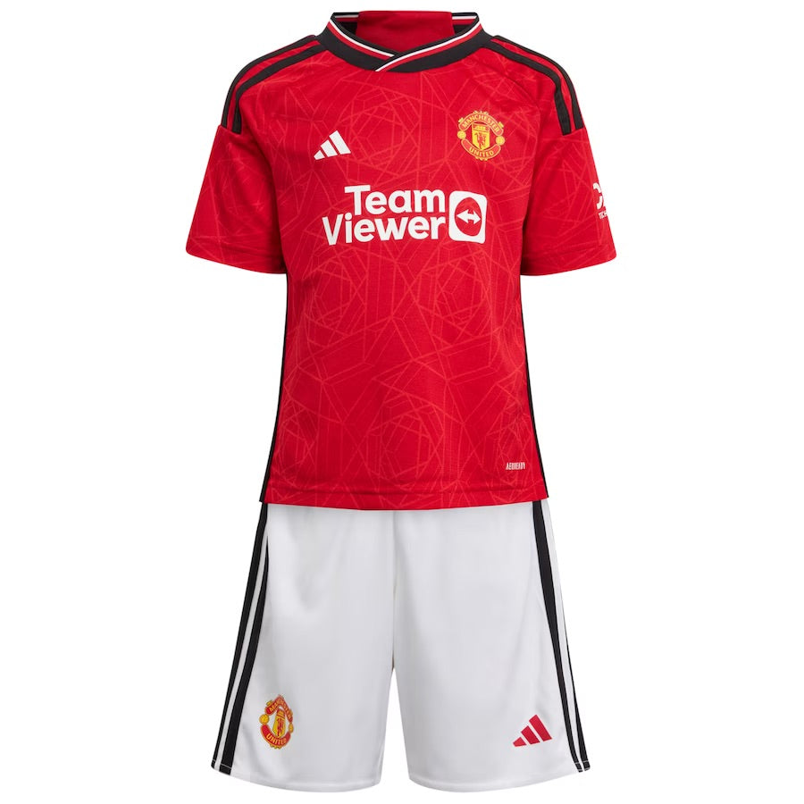 MANCHESTER UNITED F.C 2023/24 YOUTH HOME FULL KIT